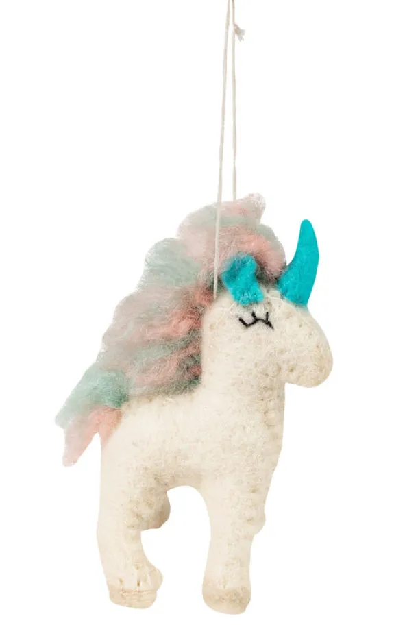 Happy Unicorn Ornament