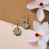 Hara Beaded Disc Earrings