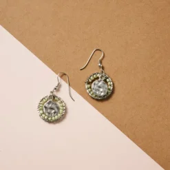 Hara Beaded Disc Earrings