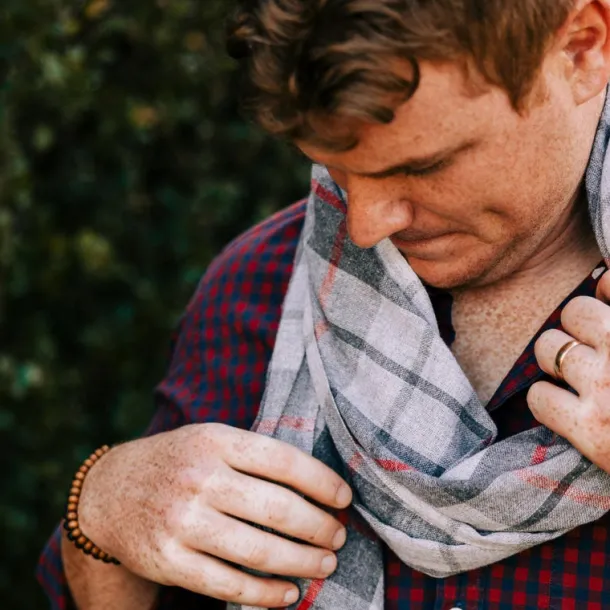 Harbor Plaid Scarf