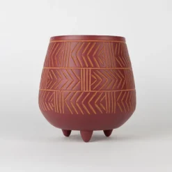 Hattaya Red Terracotta Planter with Feet
