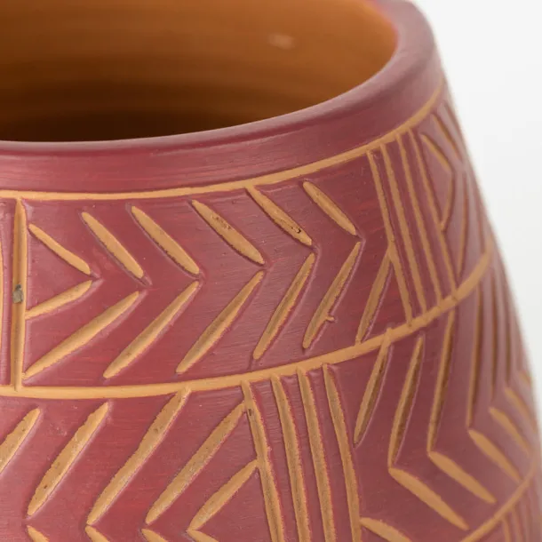 Hattaya Red Terracotta Planter with Feet