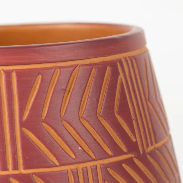 Hattaya Red Terracotta Planter with Feet