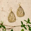 Hava Butterfly Wing Dangle Earrings