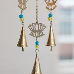 Hema Hamsa Recycled Iron & Glass Chime