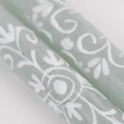 Henna Duck Egg Taper Candles