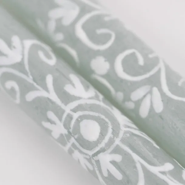 Henna Duck Egg Taper Candles