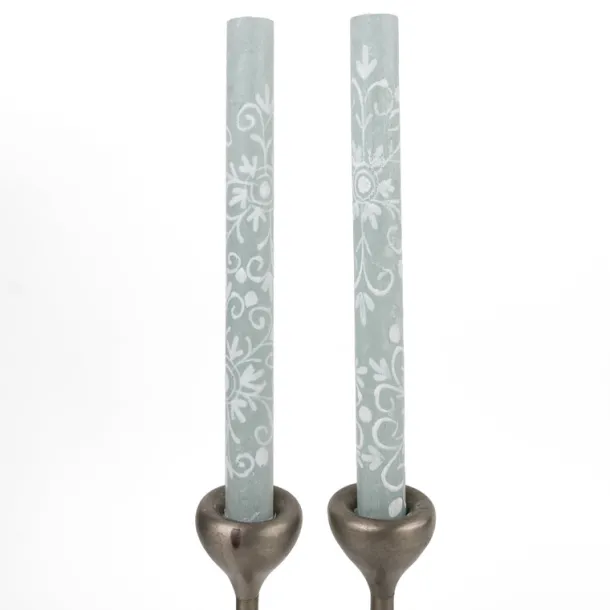 Henna Duck Egg Taper Candles