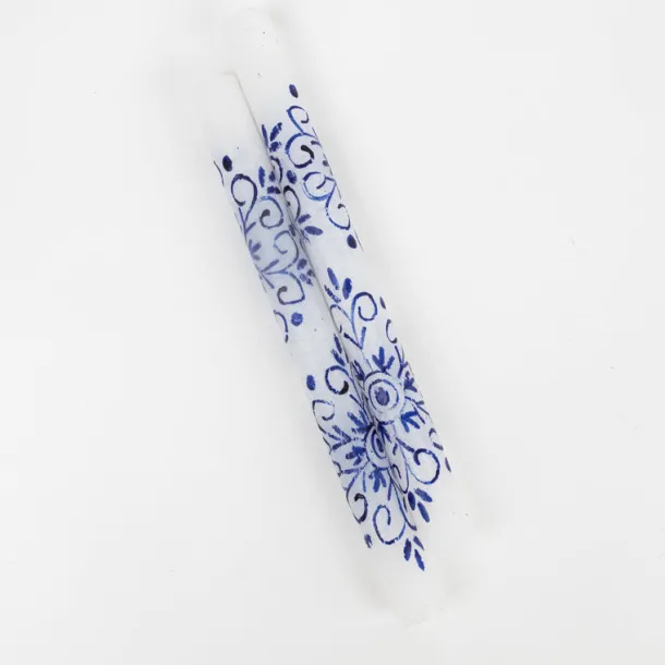 Henna Painted Taper Candles
