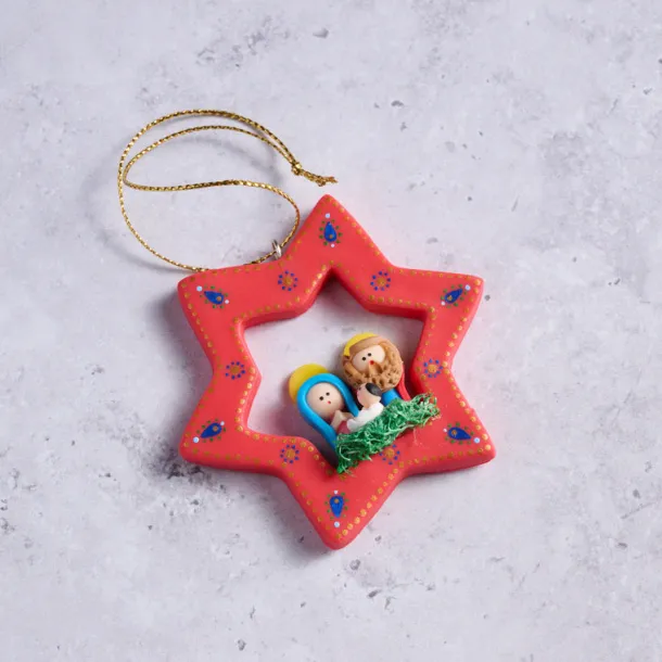 Holy Family Bread Dough Ornament