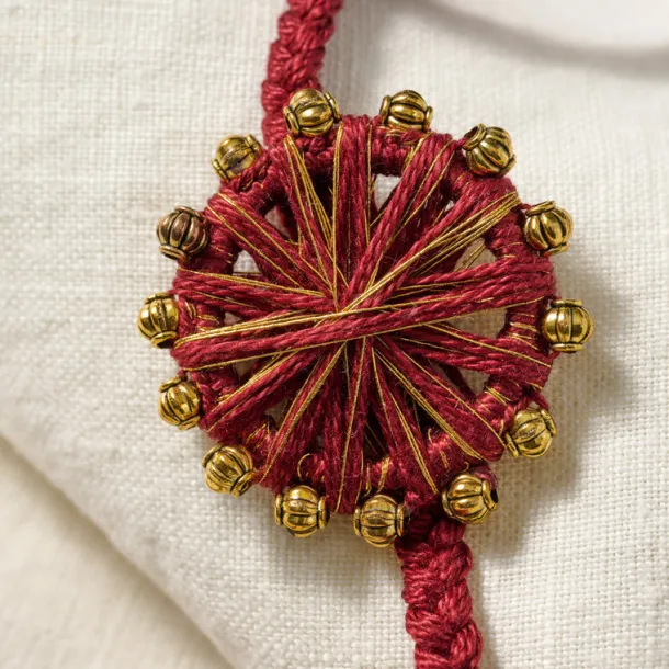 Irfan Wrapped Thread Bracelet & Choker