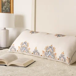 Jatila Hand Embroidered Lumbar Pillow Cover