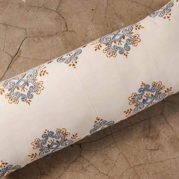 Jatila Hand Embroidered Lumbar Pillow Cover