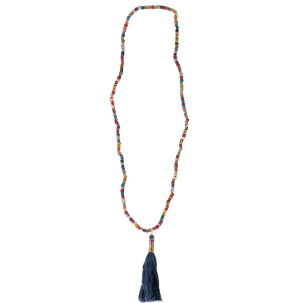 Jhabbe Tassel Pendant Necklace