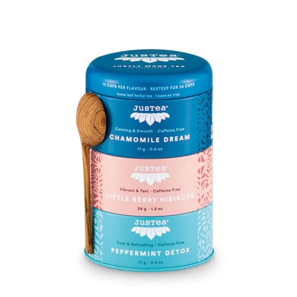 JusTea Herbal Tea Trio