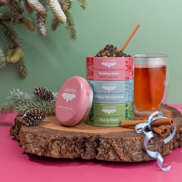 JusTea Holiday Tea Trio