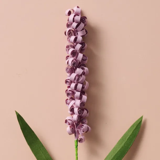 Jute Paper Lilac Flowers - Purple