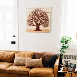 Jute Tree of Life Wall Hanging