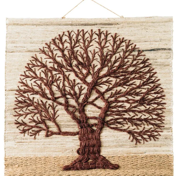Jute Tree of Life Wall Hanging