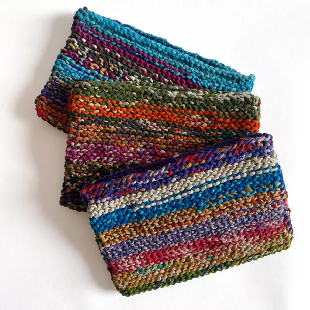 Kajol Handknit Sari Drop-In Bag