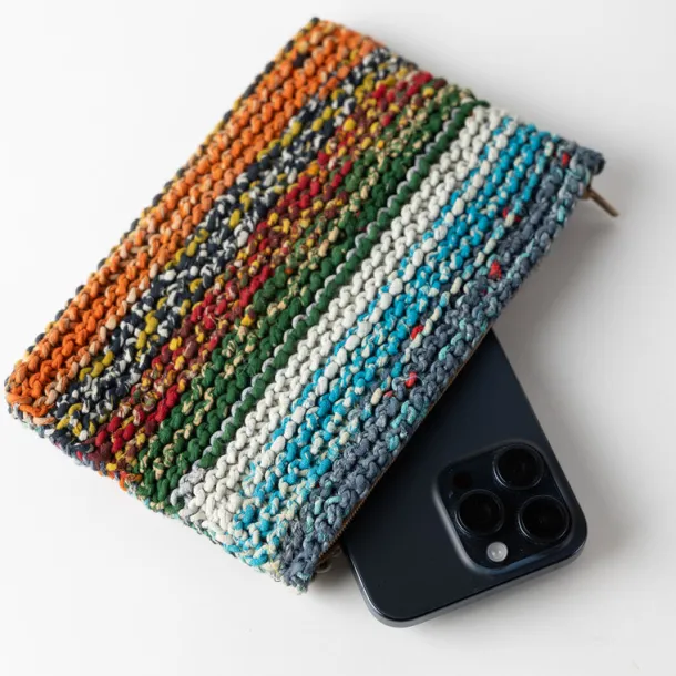 Kajol Handknit Sari Drop-In Bag
