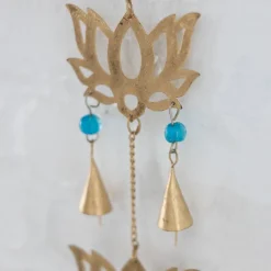 Kama Lotus Blossom Recycled Iron Chime