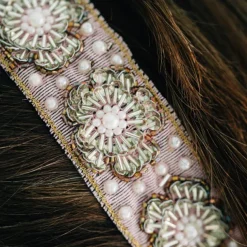 Kamal Floral Beaded Headband