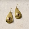 Kamet Brass Drop Earrings