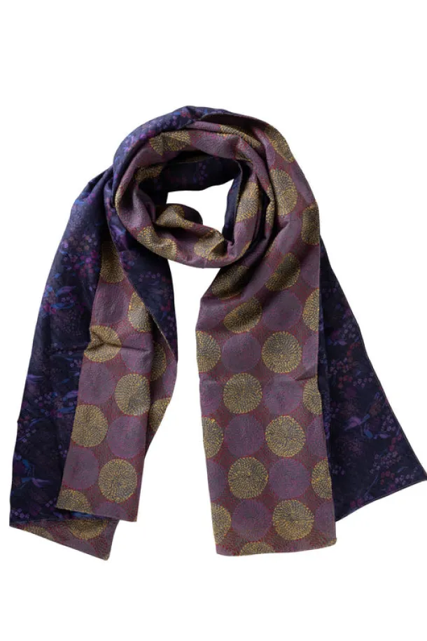 Kantha Silk Scarf