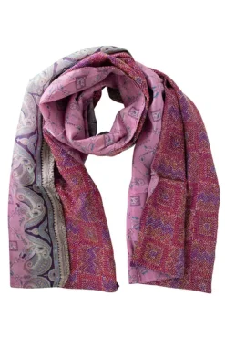 Kantha Silk Scarf