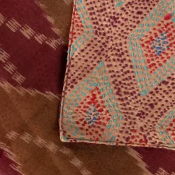 Kantha Silk Scarf
