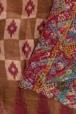 Kantha Silk Scarf