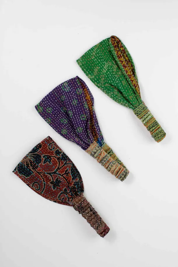 Kantha Stitch Headband