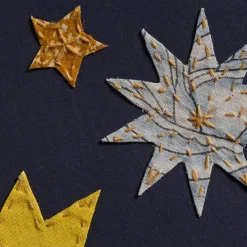 Kantha Stitched Stars Card