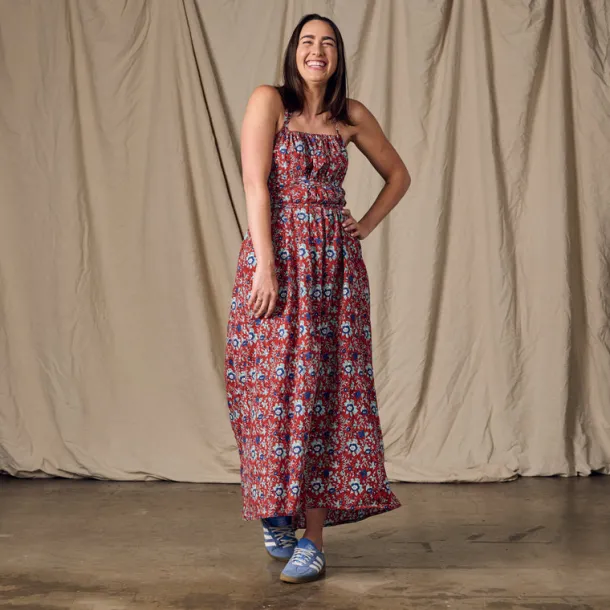 Kanya Floral Cotton Maxi Style Dress