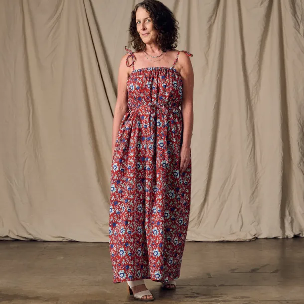 Kanya Floral Cotton Maxi Style Dress