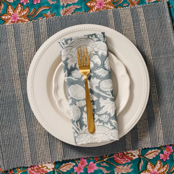 Khairo Handloomed Cotton Set of 2 Placemats