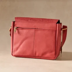 Kohra Embossed Leather Crossbody Bag