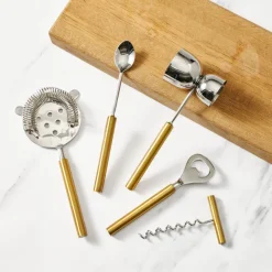 Kokatel Bar Tool Set with Stand - Set of 5