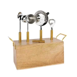 Kokatel Bar Tool Set with Stand - Set of 5