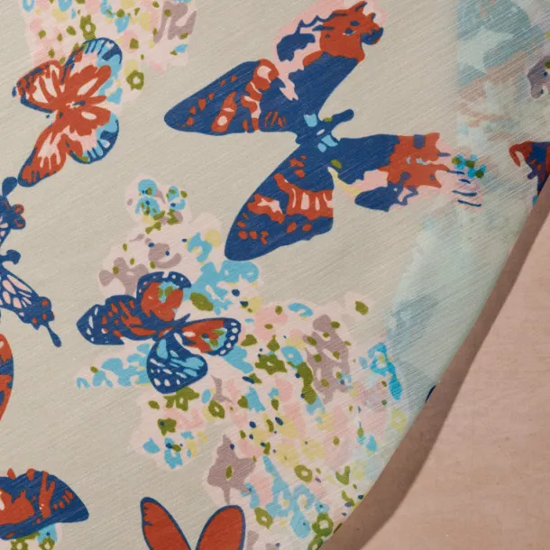 Komal Butterfly Chiffon Scarf