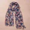 Komal Paisley Chiffon Scarf