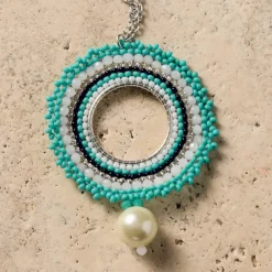 Lahar Bead Pendant Necklace