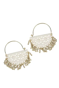 Latte Fringe Earrings