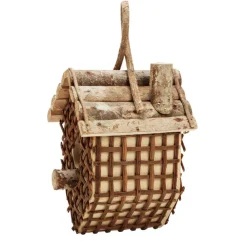 Latticed Twig Birdhouse