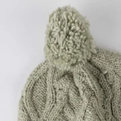 Le Ski Cable Knit Winter Hat - Sage