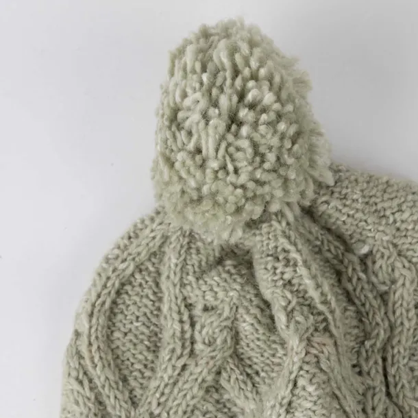 Le Ski Cable Knit Winter Hat - Sage