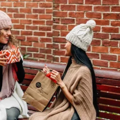 Le Ski Cable Knit Winter Hat - Taupe