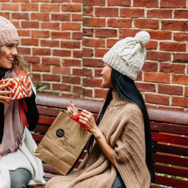 Le Ski Cable Knit Winter Hat - Taupe