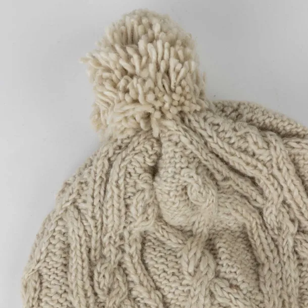 Le Ski Cable Knit Winter Hat - Taupe